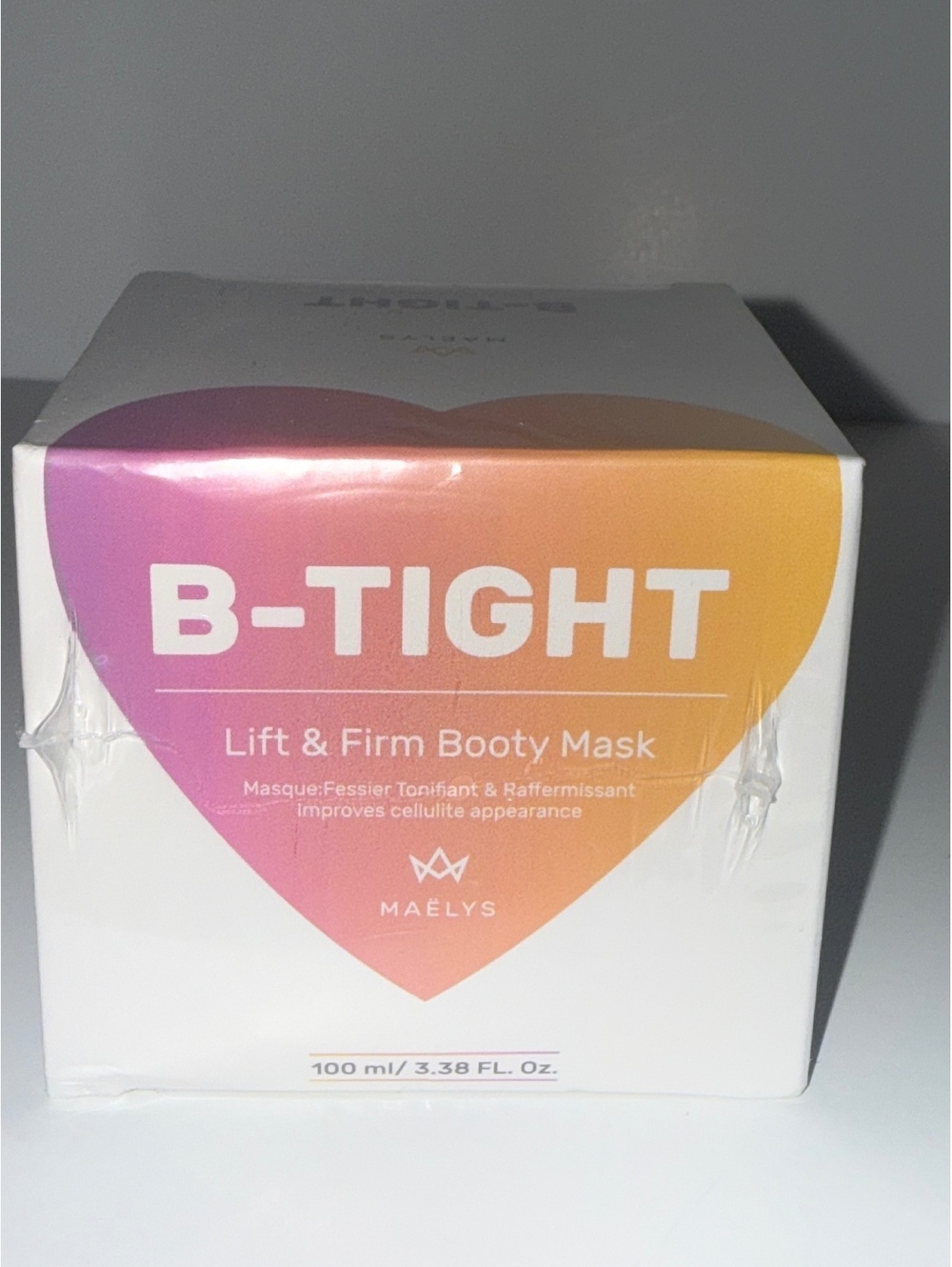 MAELYS B-TIGHT Lift & Firm Booty Mask 100ml / 3.38oz Cellulite Cream Sealed NIB